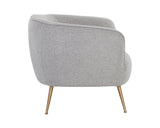 Amara Lounge Chair - Soho Grey 107963 Sunpan