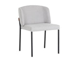 Pearce Dining Chair - Light Grey / Bravo Cognac 107965 Sunpan