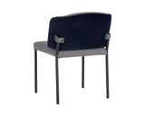 Pearce Dining Chair - Dark Grey / Abbington Navy 107967 Sunpan