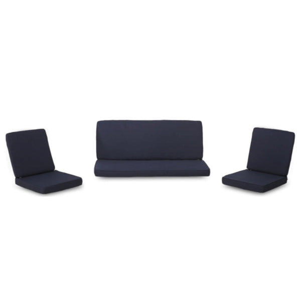 English Elm Christopher Knight Home® - Carolina Navy Cushion Set For Club Chairs & Loveseat - Durable, Water-Repellent, Stylish Comfort N775P270159N