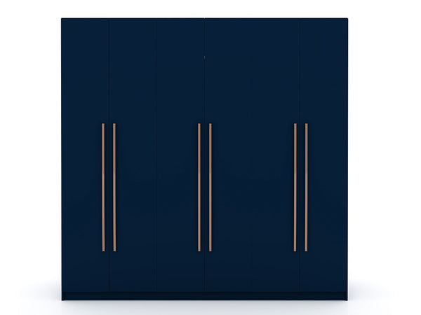 Manhattan Comfort Gramercy Contemporary - Modern Wardrobe/ Armoire/ Closet Tatiana Midnight Blue 107GMC4