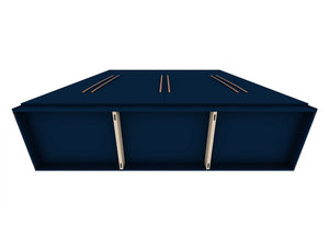 Manhattan Comfort Gramercy Contemporary - Modern Wardrobe/ Armoire/ Closet Tatiana Midnight Blue 107GMC4