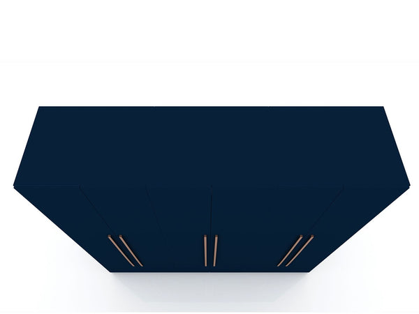 Manhattan Comfort Gramercy Contemporary - Modern Wardrobe/ Armoire/ Closet Tatiana Midnight Blue 107GMC4