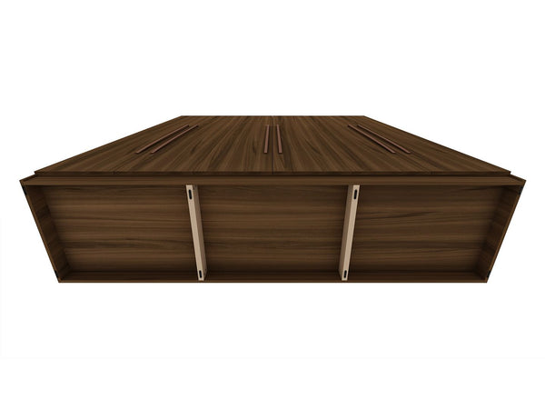 Manhattan Comfort Gramercy Contemporary - Modern Wardrobe/ Armoire/ Closet Brown 107GMC5