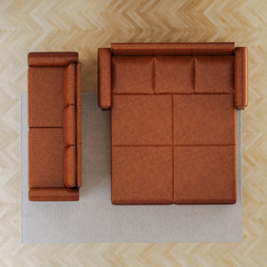 English Elm Chesterfield Sofa Bed - 3-In-1 Convertible Faux Leather Sleeper With Nailhead Trim & Comfort Pillows W1885S00095