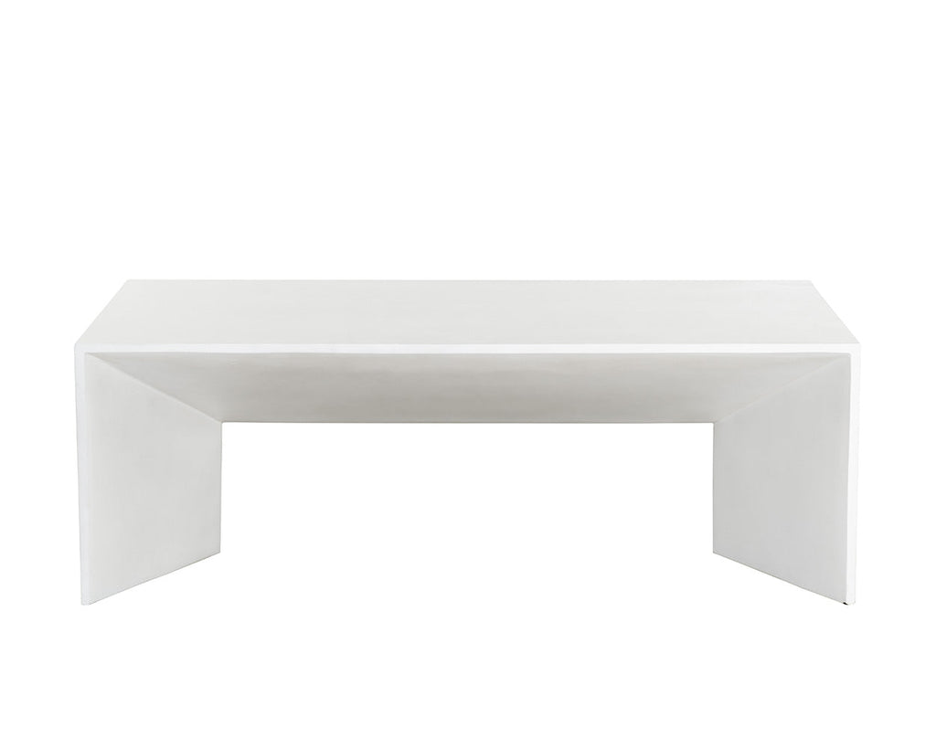 Nomad Coffee Table - White 108019 Sunpan