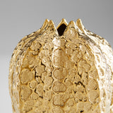 Pores Vase Gold 10801 Cyan Design
