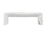 Nomad Bench - Marble Look - White 108021 Sunpan