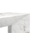 Nomad Bench - Marble Look - White 108021 Sunpan