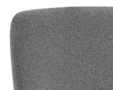 Marcela Swivel Lounge Chair - Belfast Koala Grey 108046 Sunpan