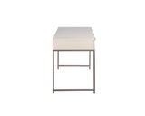 Rebel Desk - Champagne Gold - Cream 108077 Sunpan