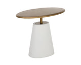 Kadin Side Table - White 108116 Sunpan