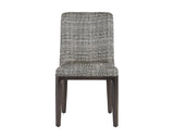 Elisa Dining Chair - Grey Oak - Naya Check Black 108128 Sunpan