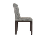 Elisa Dining Chair - Grey Oak - Naya Check Black 108128 Sunpan