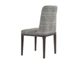 Elisa Dining Chair - Grey Oak - Naya Check Black 108128 Sunpan