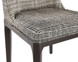 Elisa Dining Chair - Grey Oak - Naya Check Black 108128 Sunpan