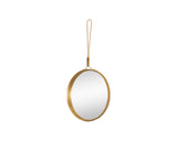 Delia Wall Mirror - Small - Brass 108139 Sunpan