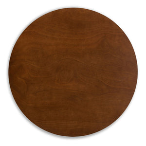 Baxton Studio Baxton Studio Eiko 5-Piece Mid-Century Modern Dining Set with Light Beige Upholstery & Walnut Finish Delvin/Hexa-Latte/Walnut-5PC Dining Set