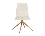 Hilda Swivel Dining Chair - Vienna Cream 108193 Sunpan