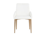 Carlo Dining Armchair - Gold - Dillon Snow 108200 Sunpan