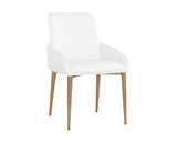 Carlo Dining Armchair - Gold - Dillon Snow 108200 Sunpan