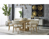 Brylea Dining Armchair - Natural - Heather Ivory Tweed 108202 Sunpan