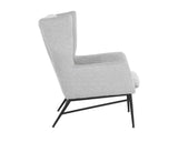 Kasen Lounge Chair - Belfast Heather Grey 108213 Sunpan