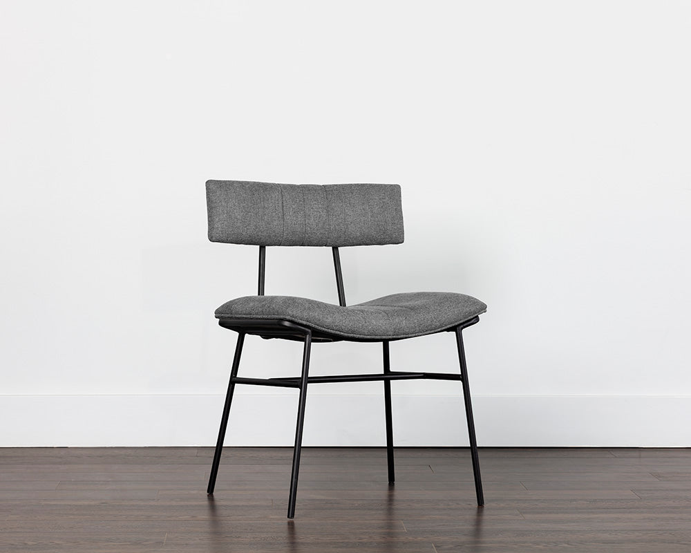 Buca Dining Chair - Belfast Koala Grey 108216 Sunpan