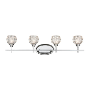 Kersey 34'' Wide 4-Light Vanity Light - Polished Chrome 10822/4 Elk Lighting