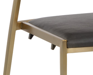 Odilia Stackable Dining Chair - Bravo Portabella 108234 Sunpan