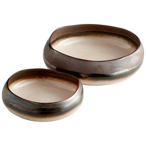 Allurement Bowl Desert Sand 10825 Cyan Design