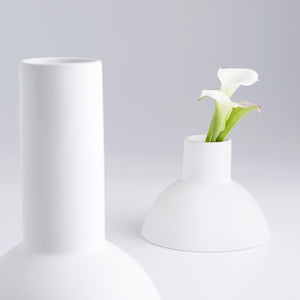 Purezza Vase White 10827 Cyan Design