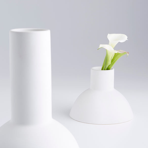 Purezza Vase White 10827 Cyan Design