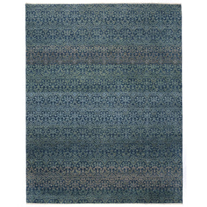 Capel Rugs Pinnacle Ombre Area Rug – Hand Knotted Artisan Craftsmanship Inspired By Vibrant Gemstones Navy, Gray 100% Wool 1083rs04000600475