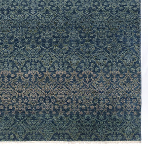Capel Rugs Pinnacle Ombre Area Rug – Hand Knotted Artisan Craftsmanship Inspired By Vibrant Gemstones Navy, Gray 100% Wool 1083rs04000600475