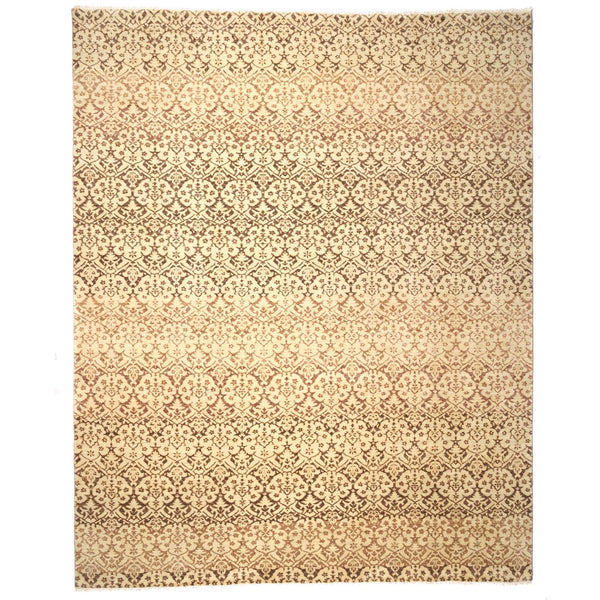 Capel Rugs Pinnacle Ombre Area Rug – Hand Knotted Artisan Craftsmanship Inspired By Vibrant Gemstones Natural, Brown 100% Wool 1083rs04000600700