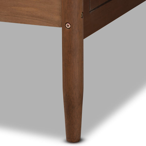 Baxton Studio Baxton Studio Alya Classic Farmhouse Daybed in Walnut Brown - Versatile Sofa-Bed for Any Room Twin Daybed MG0016-1-Walnut-Daybed