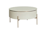 Paloma Lift Top Coffee Table - High Gloss Cream 108335 Sunpan