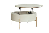 Paloma Lift Top Coffee Table - High Gloss Cream 108335 Sunpan