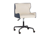 Gianni Office Chair - Dillon Cream / Dillon Thunder 108338 Sunpan