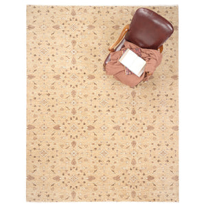 Capel Rugs Ethereal Hand-knotted Area Rug From Heavenly Collection – Modern Design Meets Timeless Elegance Natural, Brown 100% Wool 1084rs09001200700