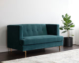 Sheridan 2 Seater Sofa - Danny Teal 108430 Sunpan