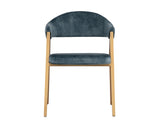 Burgos Dining Armchair - Nono Petrol 108484 Sunpan