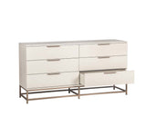 Rebel Dresser - Small - Champagne Gold - Cream 108498 Sunpan