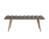 Farley Bench - Vienna Boutique Grey 108523 Sunpan