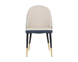 Kline Dining Chair - Dillon Cream / Dillon Thunder 108545 Sunpan