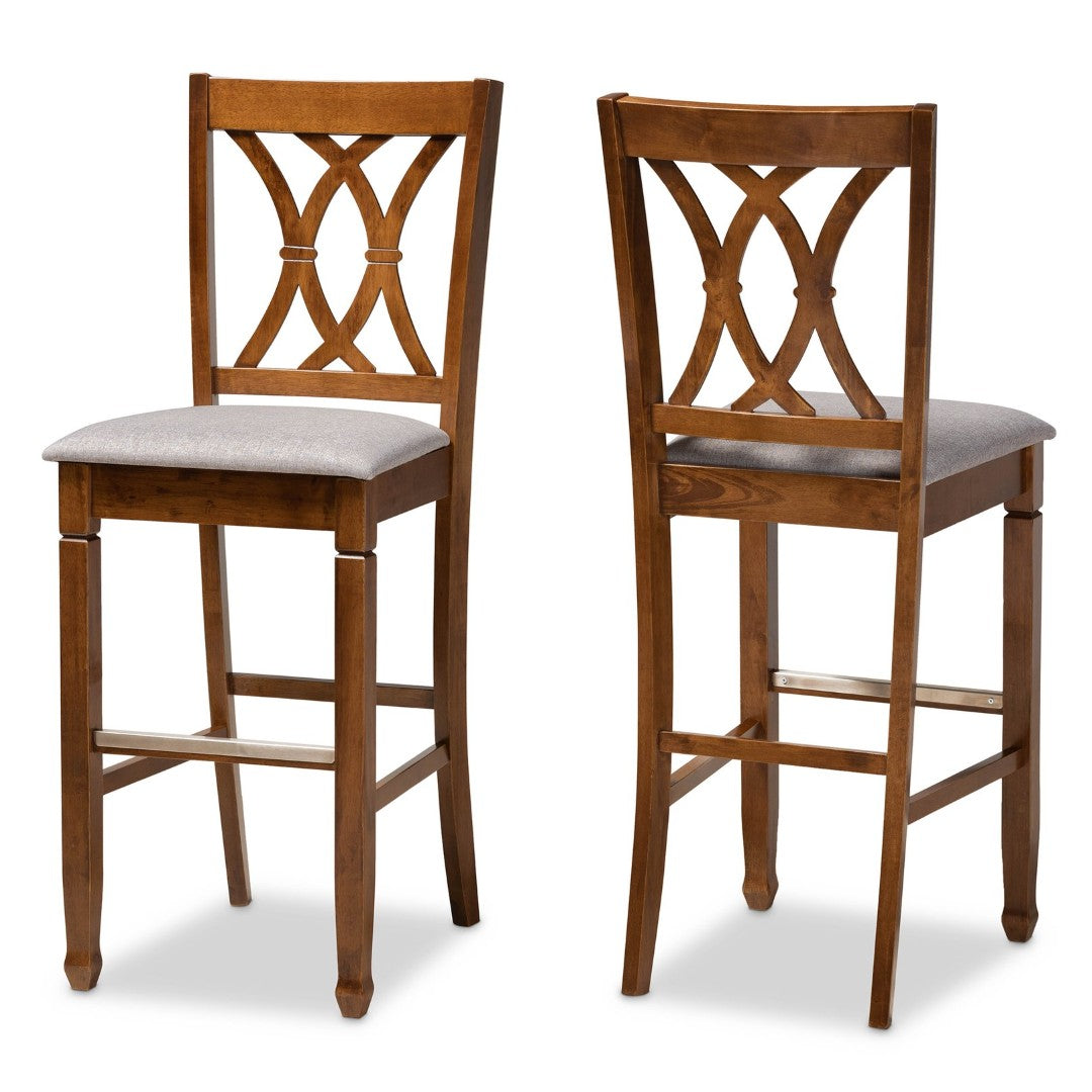 Baxton Studio Calista Bar Stool - Thumbnail 4