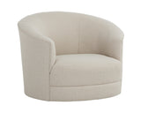 Grimaldi Swivel Armchair - Liv Sand 108554 Sunpan