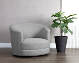 Grimaldi Swivel Armchair - Liv Dove 108555 Sunpan