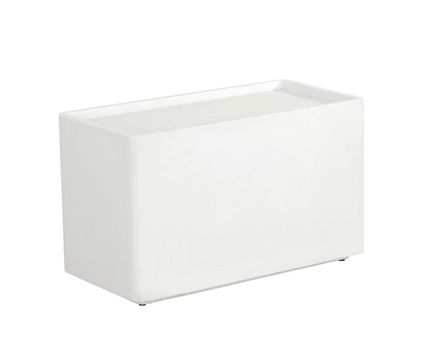 Liza Side Table - White 108566 Sunpan